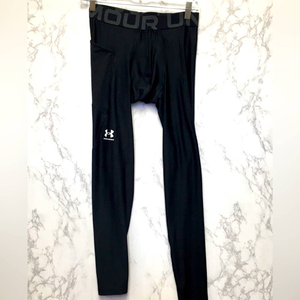 Under Armour Leggings Medium Black Workout Gym Athletic Sporty Yoga
